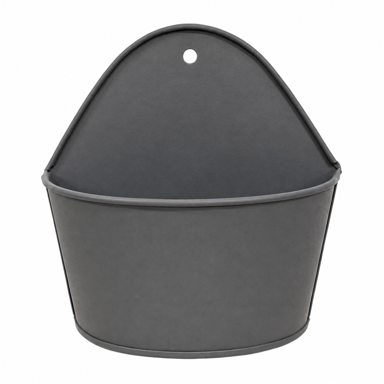 Galvanized Wall Planter Bucket - 6 Inch