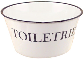 Enamelware Toiletries Storage Bowl