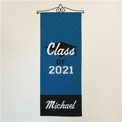 Custom Class of 2025 wall hanging with metal hanger