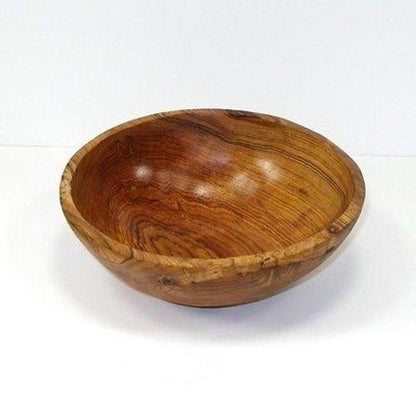 Fair Trade wooden serving bowl, sustainably sourced and handmade by Kenyan artisans.