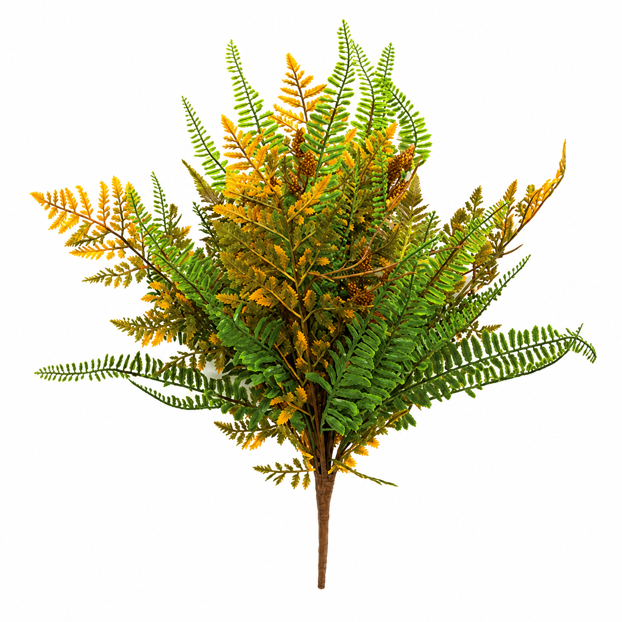 Fall Wetland Fern & Wheat Bush - 21"
