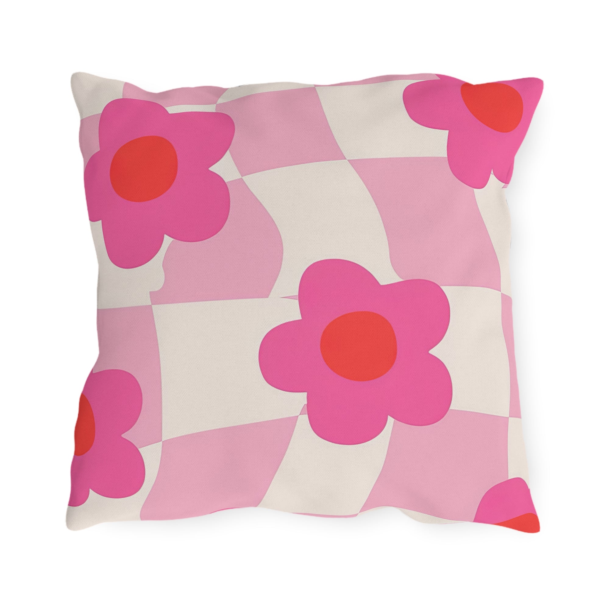 Durable floral outdoor cushion perfect for summer lounging