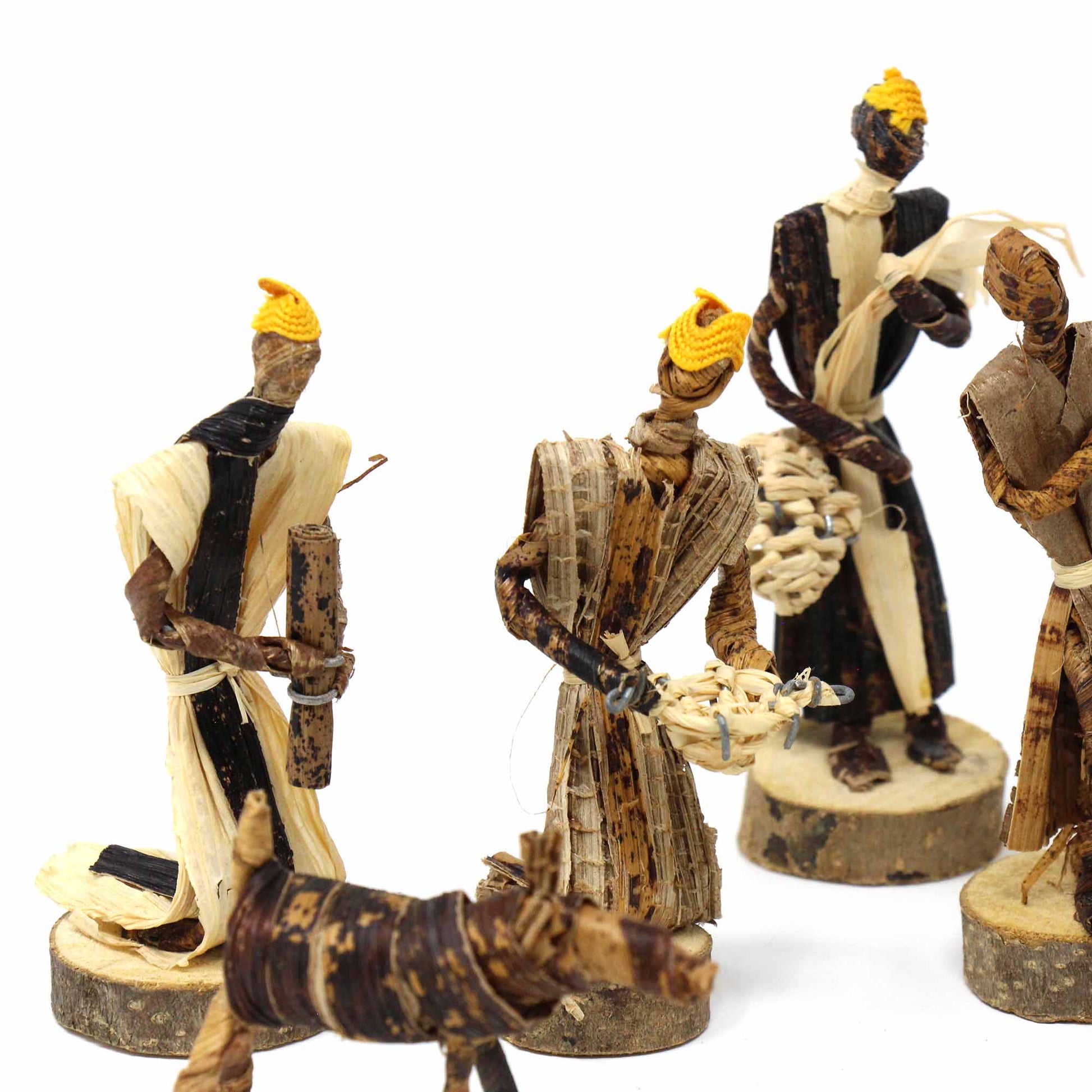 Ethically made Kenyan Nativity set, supporting artisan communities while celebrating the spirit of Christmas.