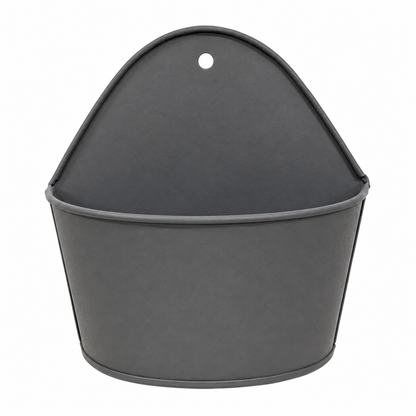 Galvanized Wall Planter Bucket - 6 Inch