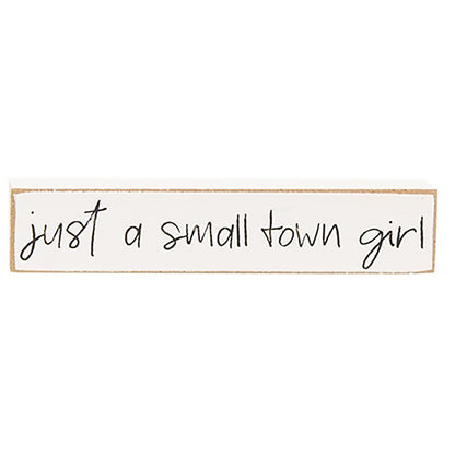 I woke up beautiful again wooden block with handwritten-style font