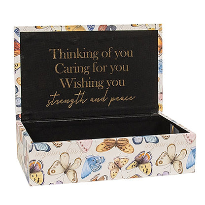 Thinking of You Butterfly Keepsake Box
