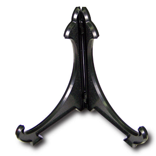 Black Wooden Easel with Metal Hinge – Display Stand for Frames or Plaques