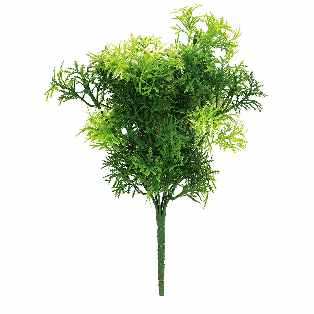 10.5-inch Forest Moss artificial greenery pick showing its full branching shape and dense moss-like green foliage.