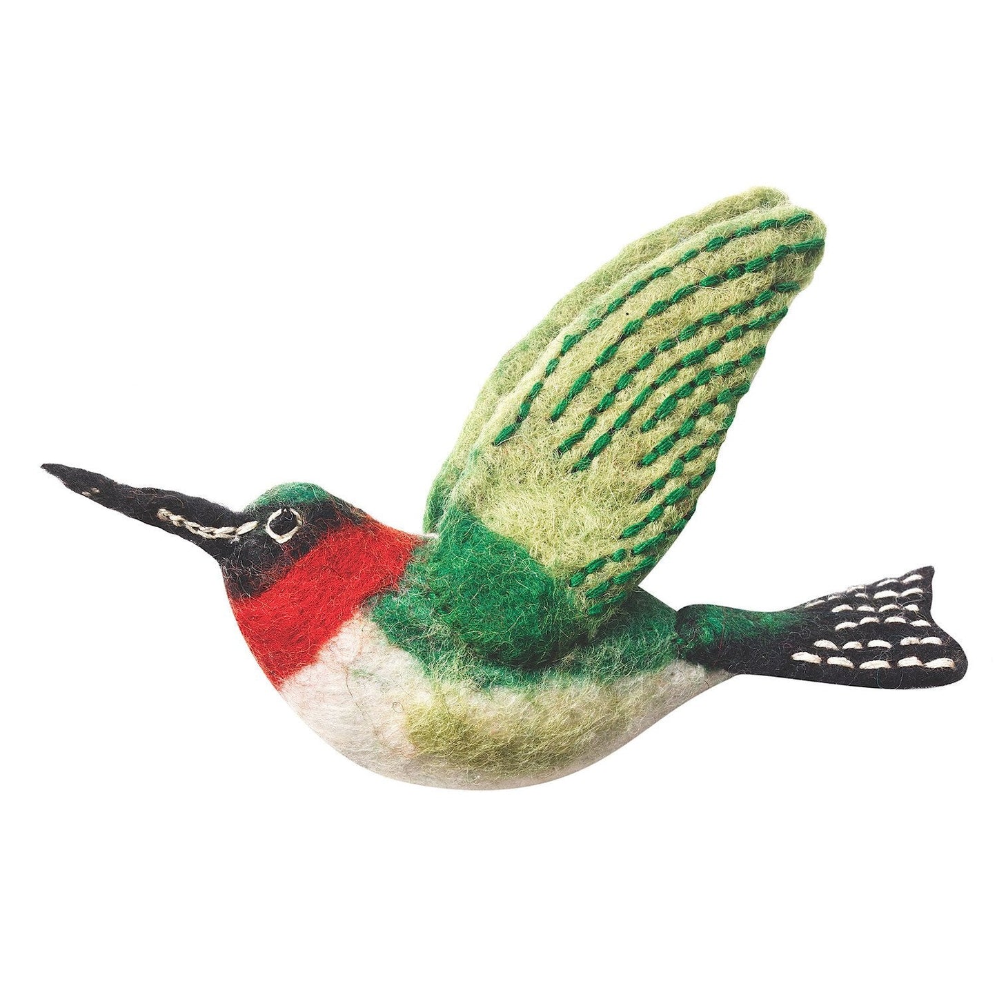 Felt Hummingbird Garden Ornament – Handcrafted & Weatherproof