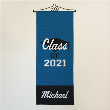 Custom Class of 2025 wall hanging with metal hanger