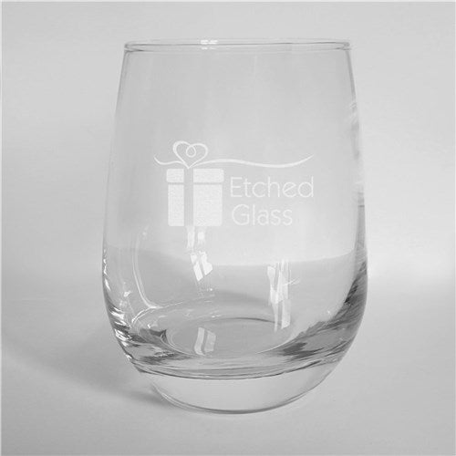Personalized bridal party wine glass with name, date, and title beneath floral design